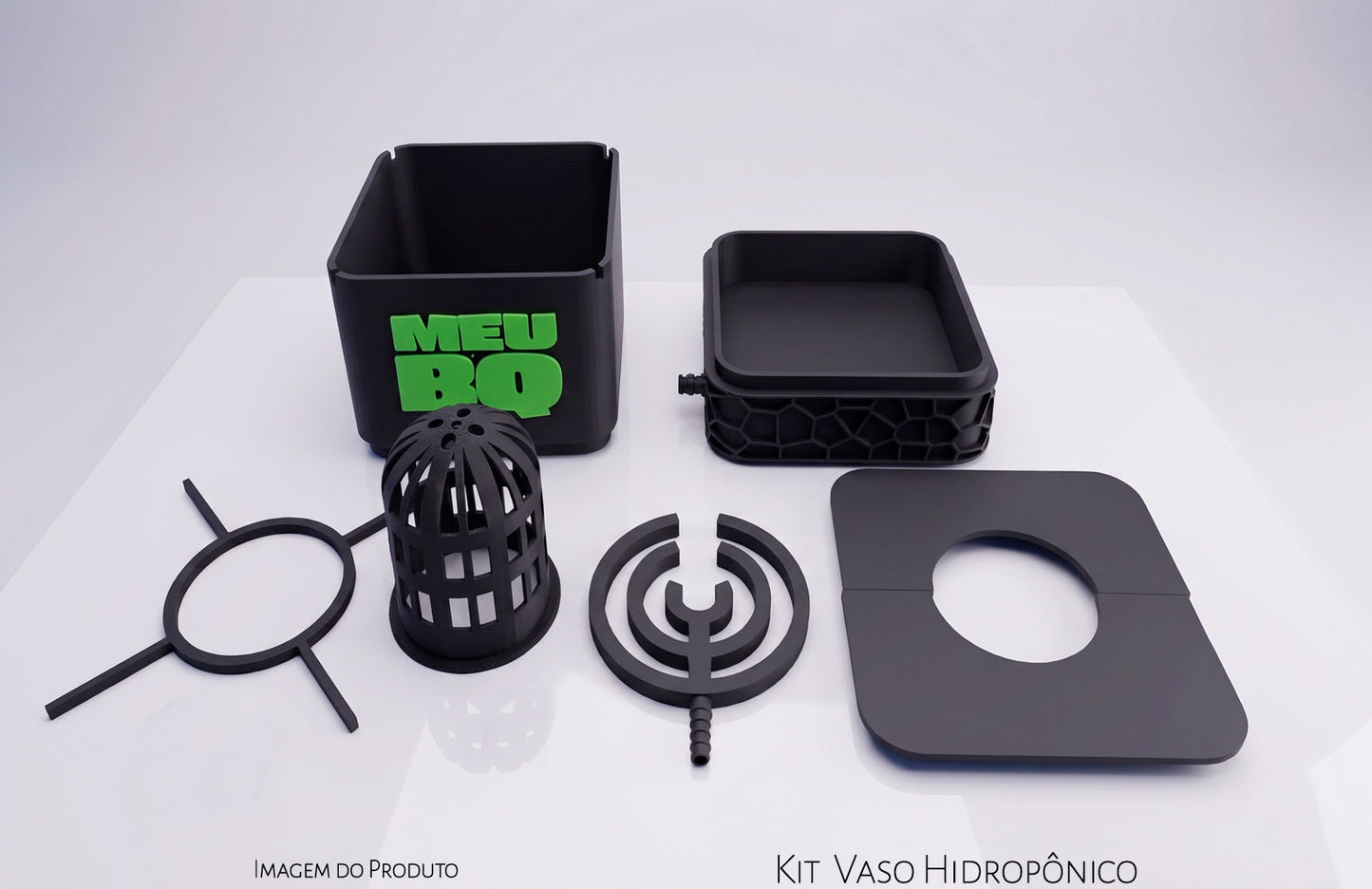 Kit Sistema Hidropônico com 2 Vasos