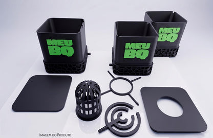 Kit Sistema Hidropônico com 2 Vasos